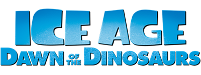 Ice Age: Dawn of the Dinosaurs title screen for Nintendo DS